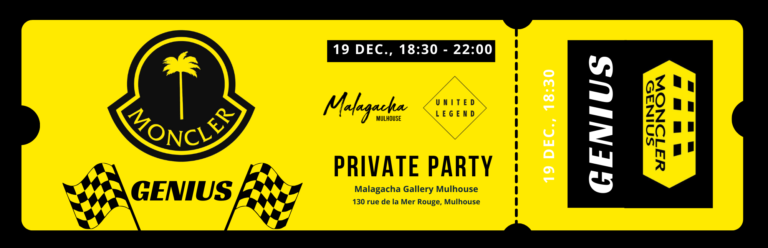 Affiche de la soirée privée Malagacha Mulhouse x United Legend du 19 décembre