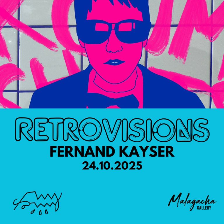 Affiche de l'exposition Rétrovisions de Fernand Kayser du 24 octobre 2025