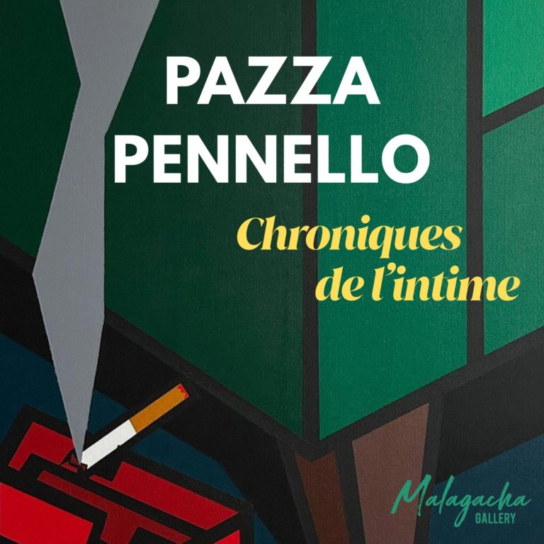 Affiche de l'exposition Chroniques de l'intime de Pazza Pennello